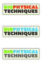 Biophysical Techniques Lecture Series 2020 logo